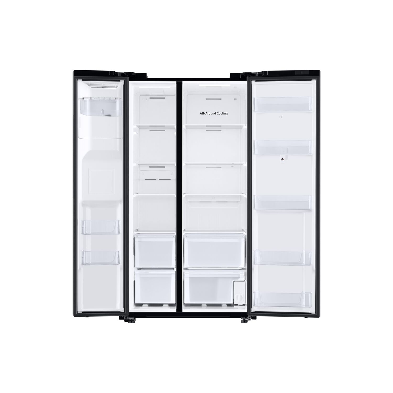 Samsung Refrigerador Side By Side De 585 L Family Hub Color Negro image number 4.0